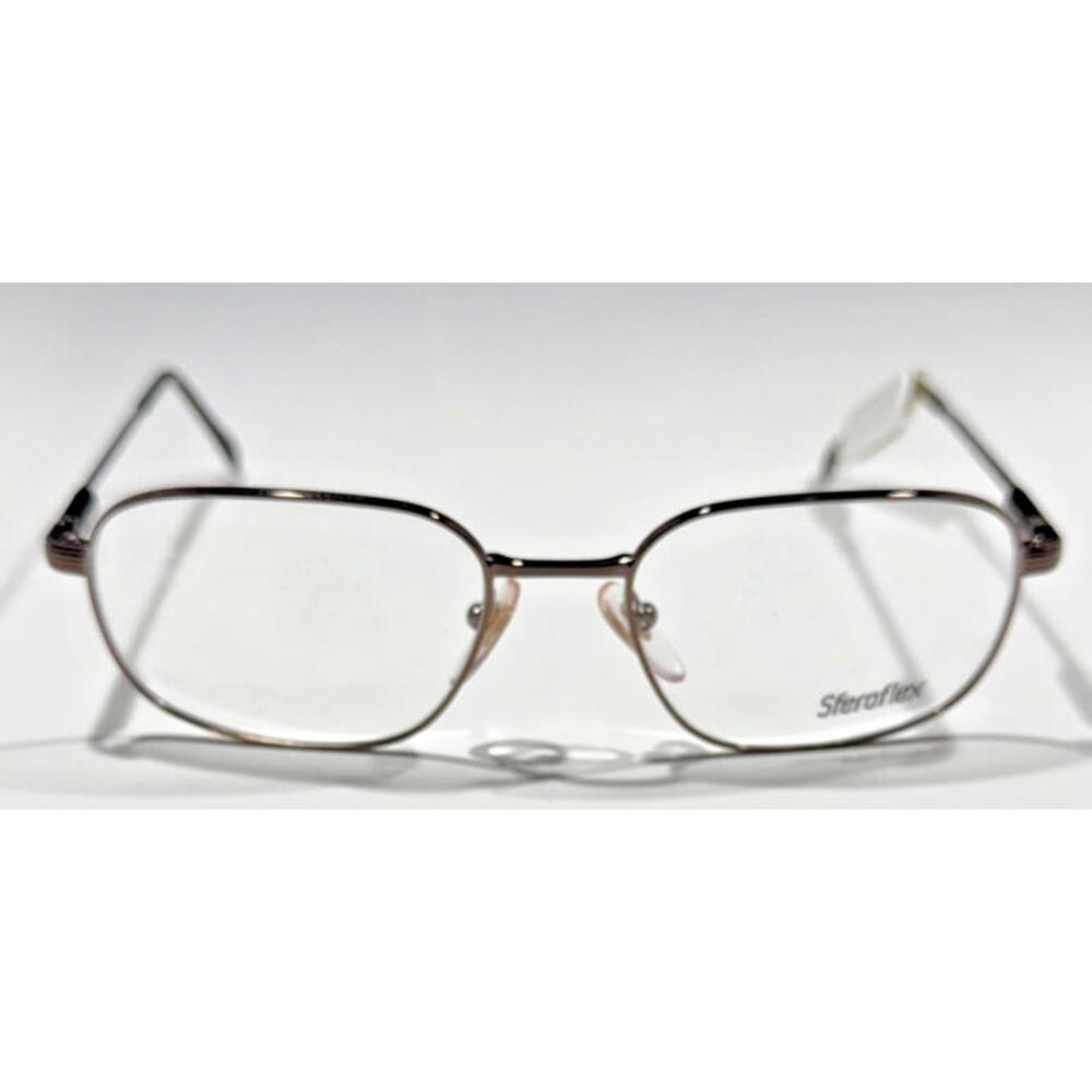 Sferoflex Eyeglasses Frame 2081-273 Women's Brown Metal 53-18-135 w/ Case
